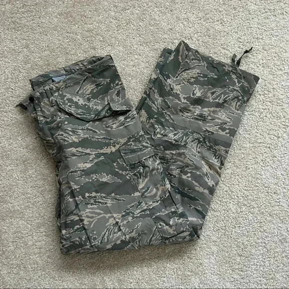 USAF Cold Weather Tiger Stripe Camouflage Trousers Pants L Men SPM1C1-08-D-1041 - Picture 13 of 15